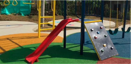 Pisos amortiguantes para parques