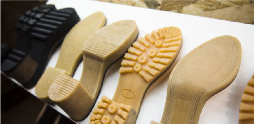 Productos valorizados de goma